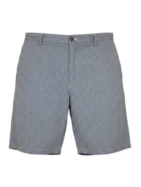 Polo Ralph Lauren Stretch Classic Fit Shorts Mens 38 Blue White Houndstooth Pony
